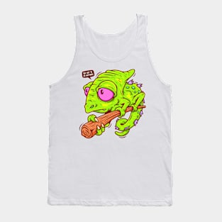 Sad Chameleon Tank Top